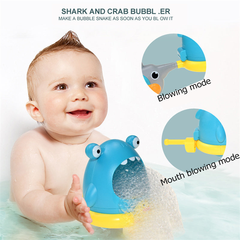 Bubble Machine Baby Bath Toy Pool Foam Making Machine Bathroom Bubble Blowing Bathtub Maker Blower Kids Play Water Games Toy Set