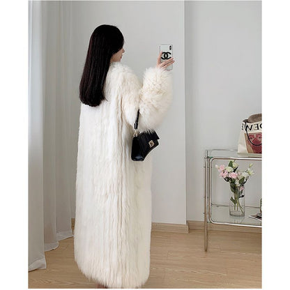 Woven Fur Coat