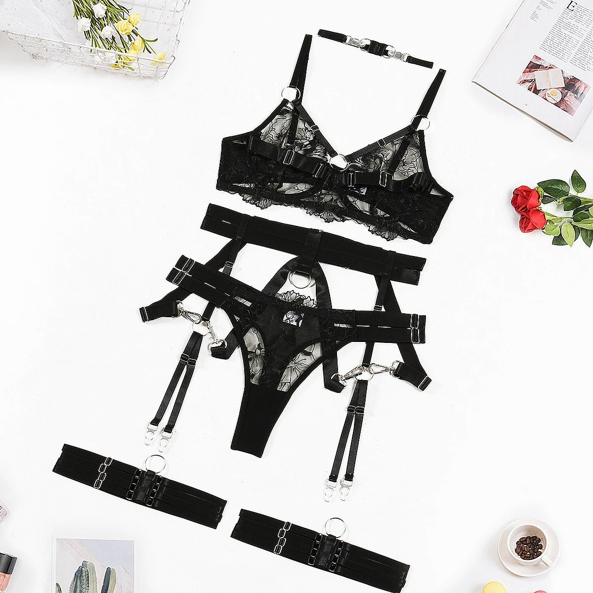 Lace Harness Lingerie