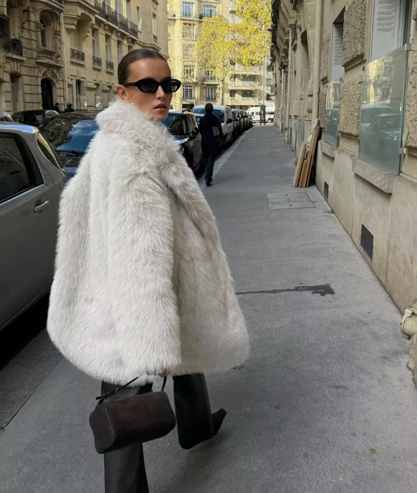 White Fur Coat