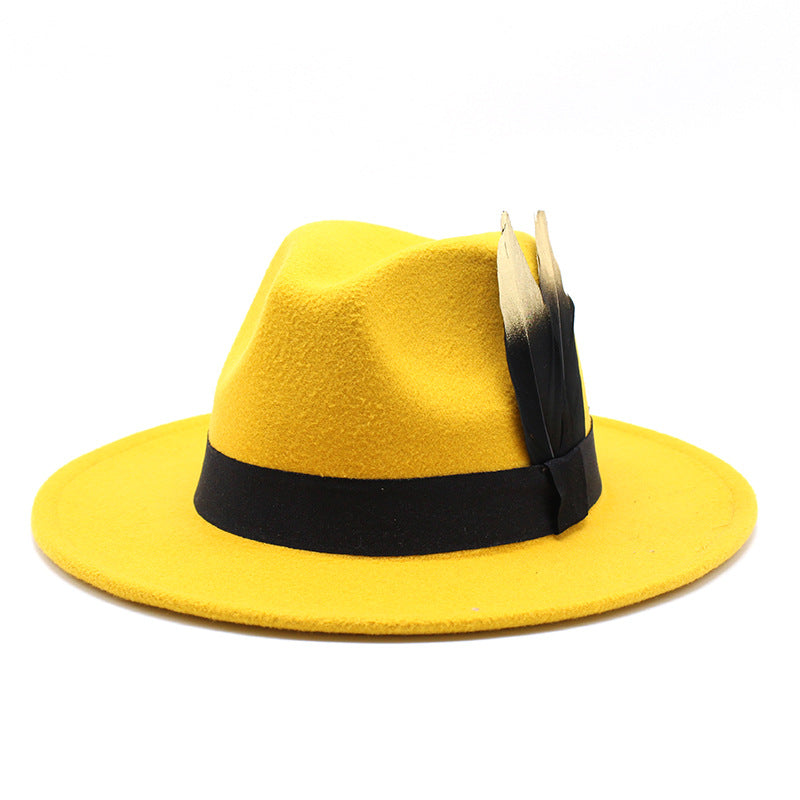 Feathered Panama Hat