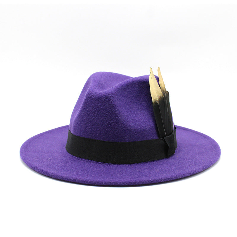 Feathered Panama Hat