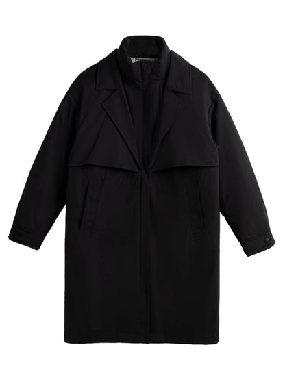 Mid-length Lapel Trench Coat