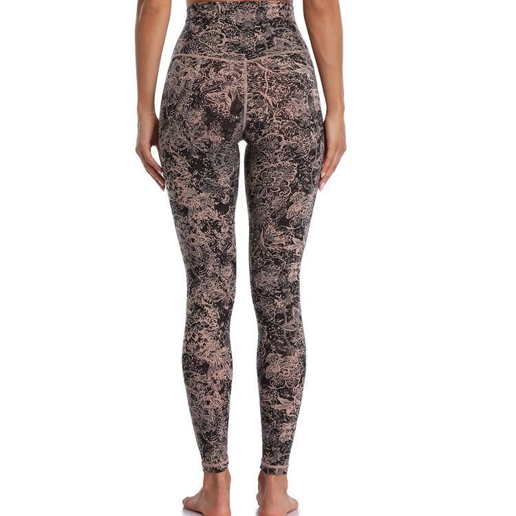 Leggins Basic Print Design High Waisted Leggings