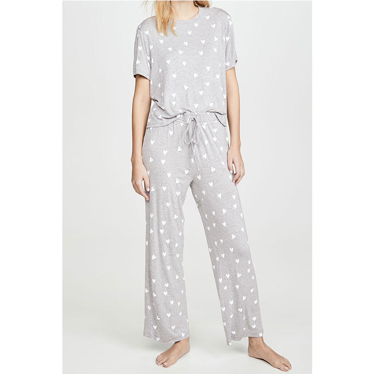 Short-sleeved Two-piece Pajamas