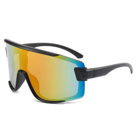 Sunglasses Trendy Colorful Big Frame Sports Outdoor Cycling Glasses