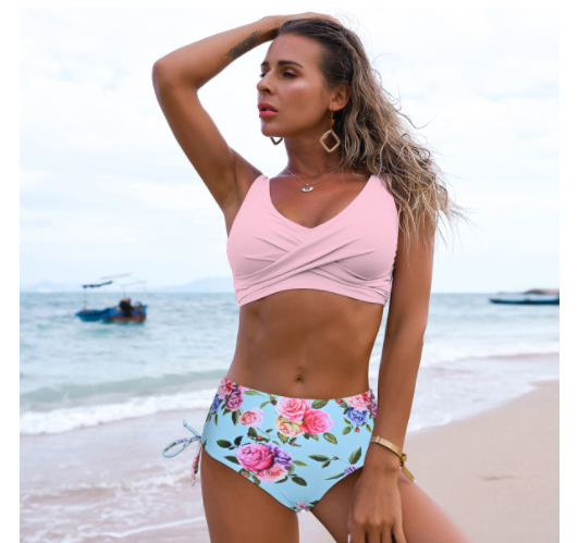 Twist Bikini High Waist Swimsuit