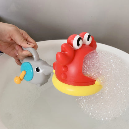 Bubble Machine Baby Bath Toy Pool Foam Making Machine Bathroom Bubble Blowing Bathtub Maker Blower Kids Play Water Games Toy Set