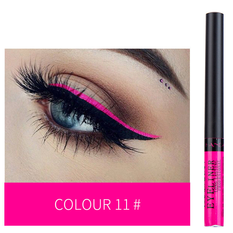 12-color Matte Color Liquid Eyeliner