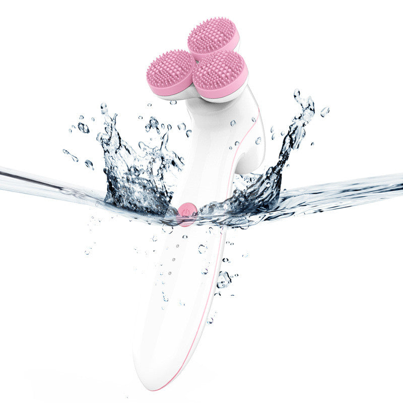 3D Electric Silicone Facial Cleanser Device