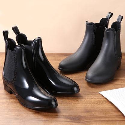 Women's Low-cut Rain Boots Plastic