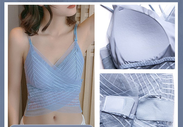 Batwing Sheer Crop Top