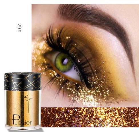 Pudaier 3.5G Makeup Eye Shadow Shimmer Glitter Eye Shadow Powder profissional Matte Eyeshadow Cosmetic paleta de sombra