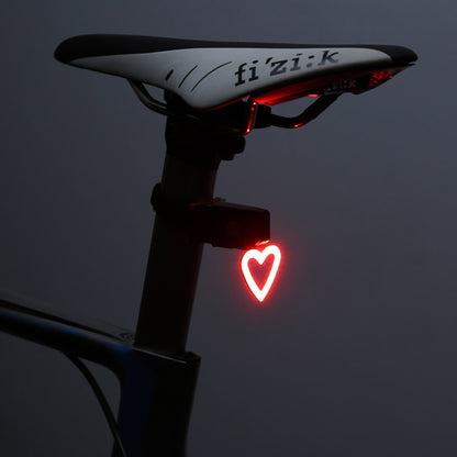 BRIGHT LED USB Charge Bicycle Taillight Multiple Shapes