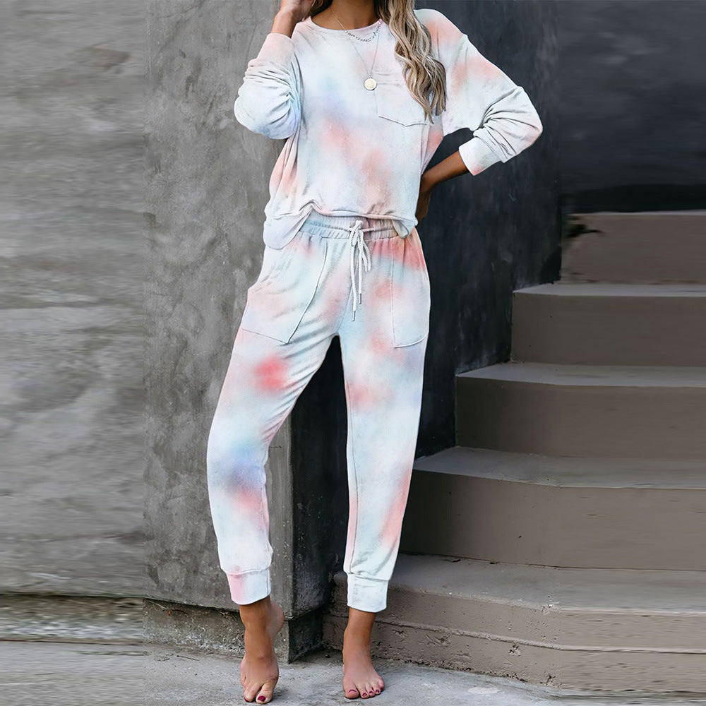 Long sleeve trousers pajama set