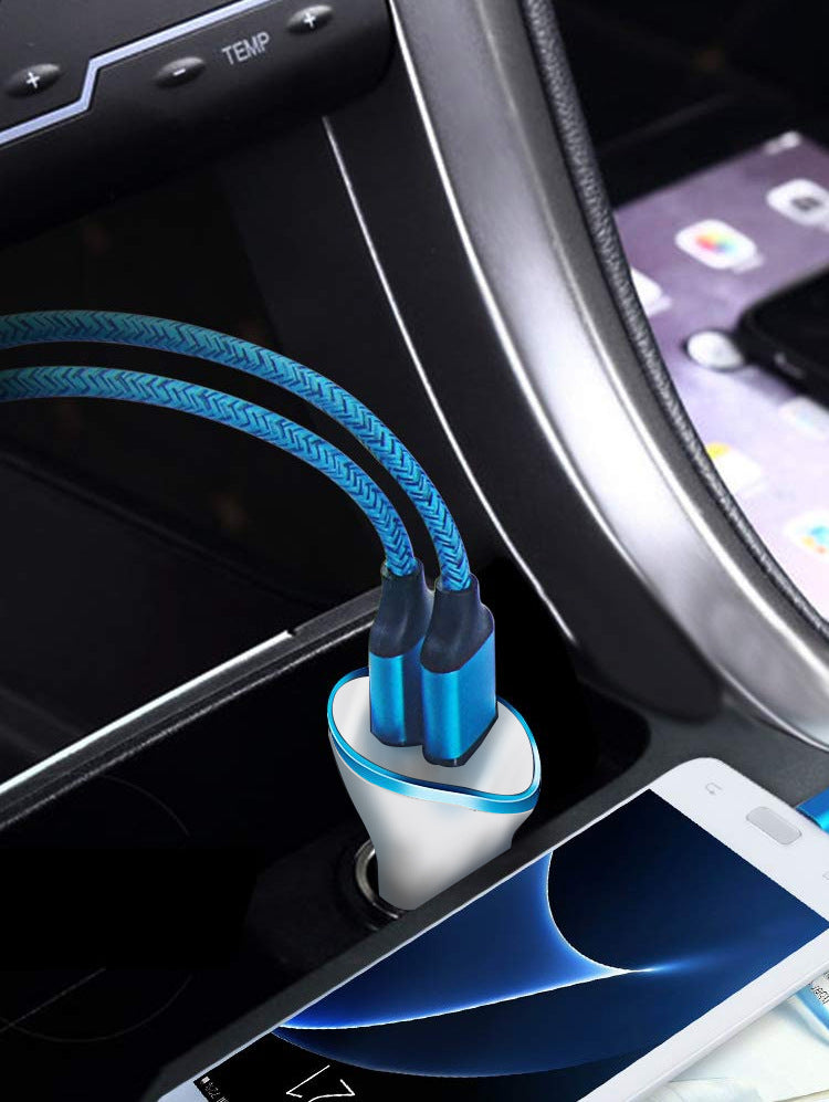 Car charger with dual USB