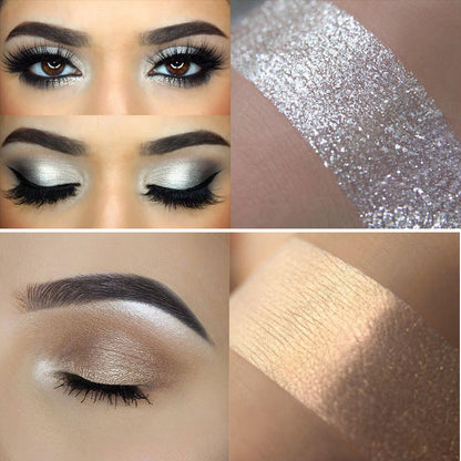 Silver Gold Pearl Eye Shadow And Glitter