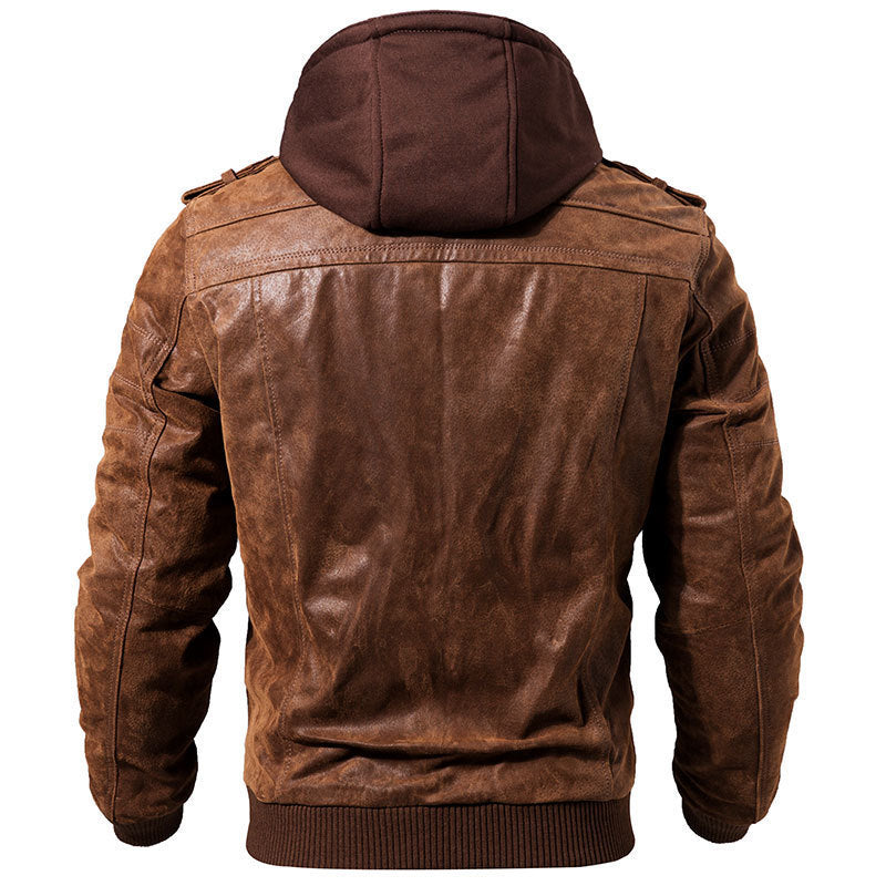 Motorcycle Leather Jacket Slim Fit