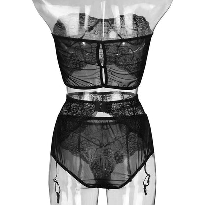 Black Mesh Lingerie