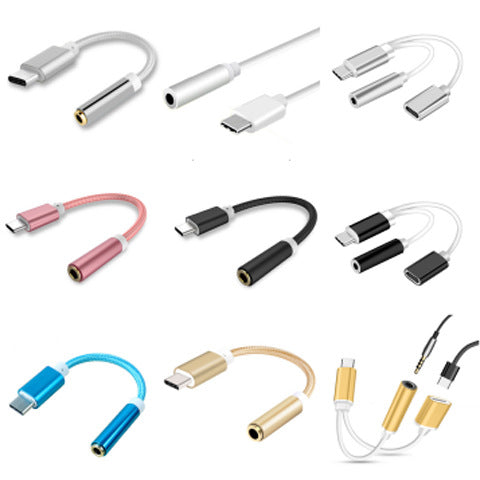 Type-C To 3.5mm Headphone Jack Adapter Cable