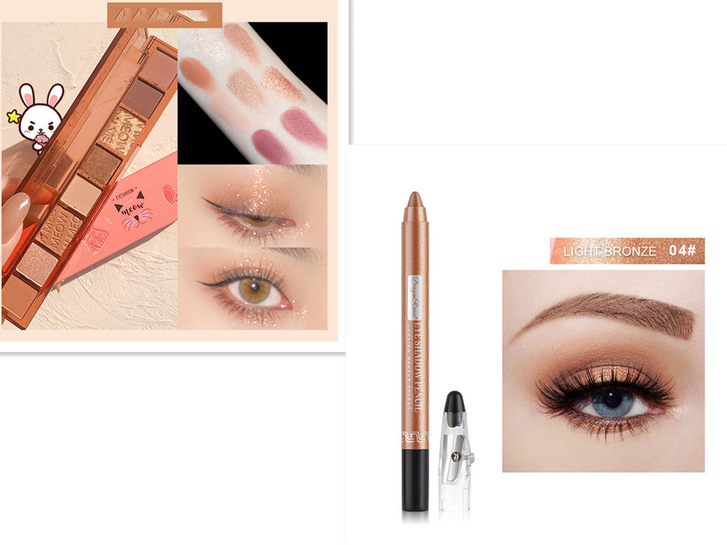 Eye Shadow Pen Stick Lying Silkworm Pearl With Foaming