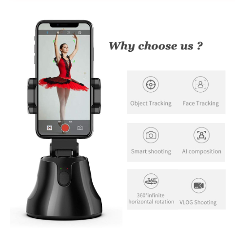 Smartphone automatic shooting selfie stick phone support