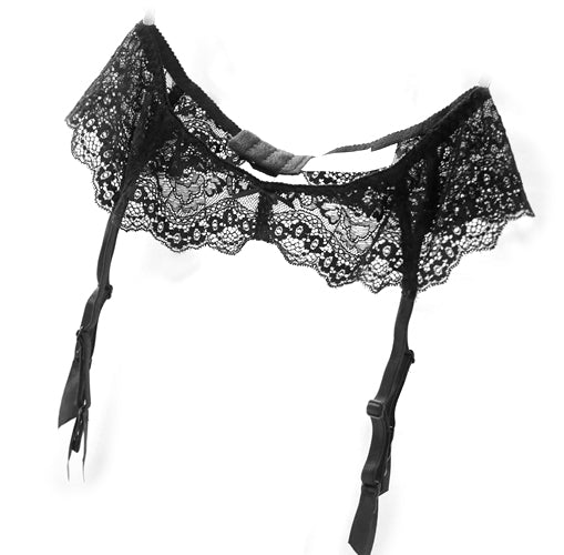 Black Lace 3 Piece Lingerie