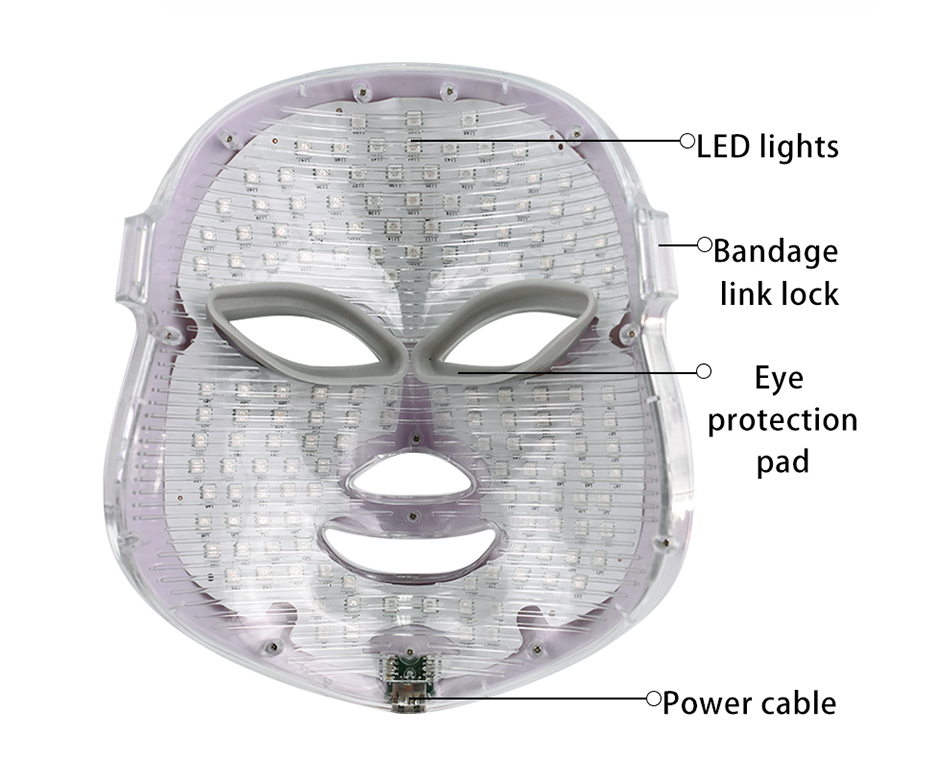 7 colour Led Face Mask