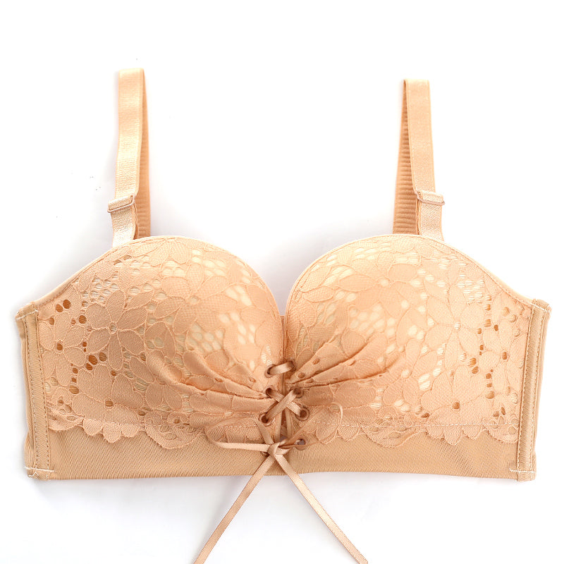 Premium Strapless Front Lace Padded Bra