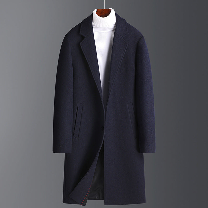 Korean Style Casual Winter Thickened Velvet Woolen Coat