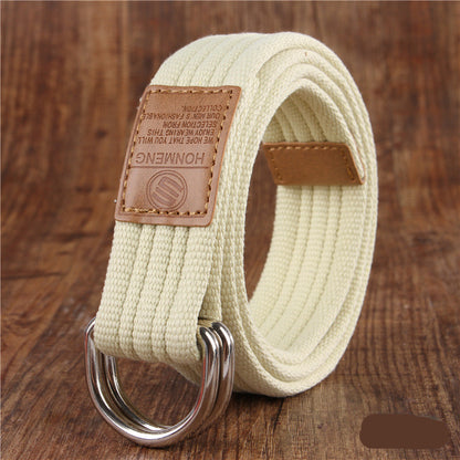 Canvas belt