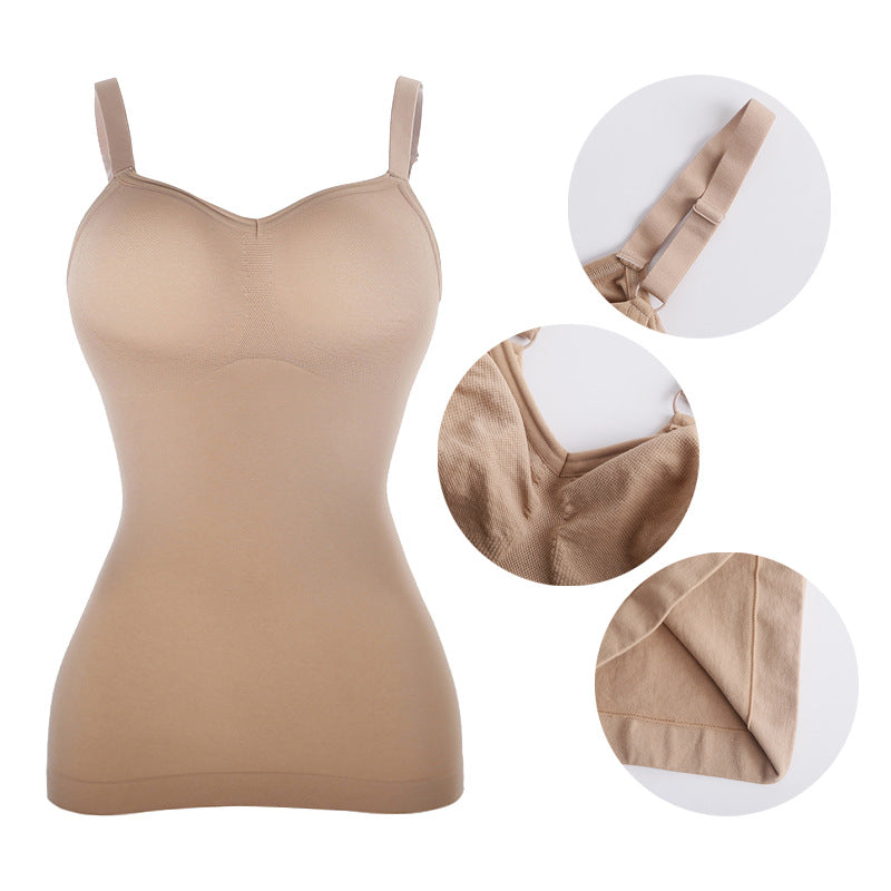 Elastic Nylon Body Shaping And Waist Closing Bodysuit