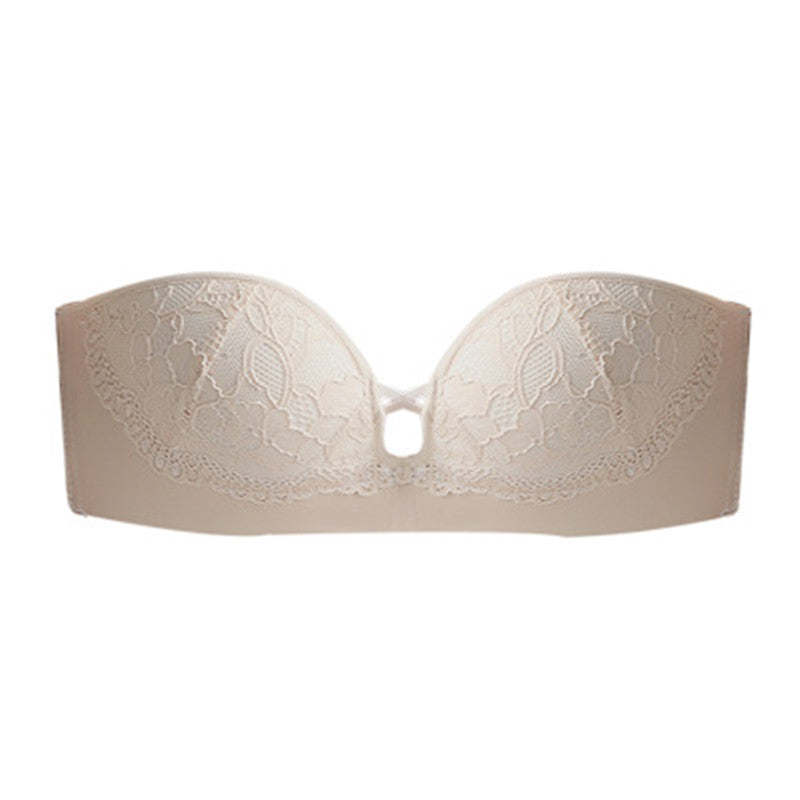 Strapless non-slip invisible bra