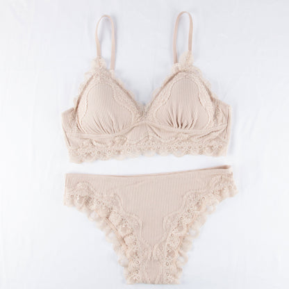 Lace Lining Underwear Set