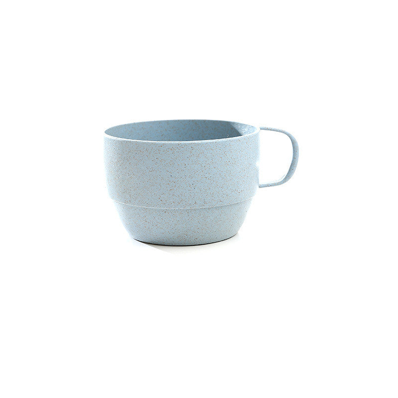 Wheat straw milk coffee cup