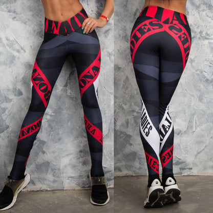 Alphabet yoga leggings