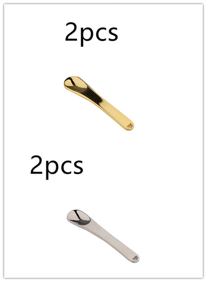 Zinc alloy cosmetic spoon