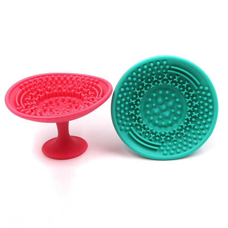 Silicone Brush Cleaner Cosmetic Make Up Washing Brush Gel Cleaning Mat Foundation Makeup Brush Cleaner Pad Tool