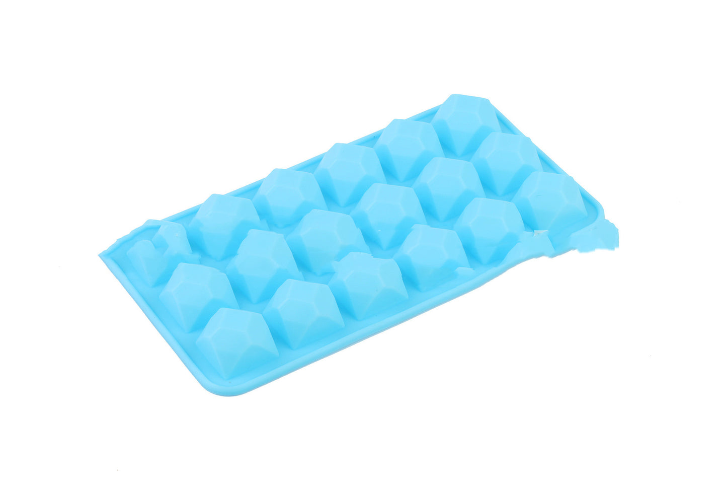 18 Grid Silicone Diamond Ice Cube Mold