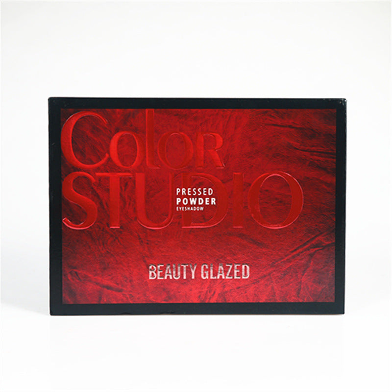 Pressed Powder 35 Color Studio High Gloss Matte Eye Shadow by Beauty Glazed