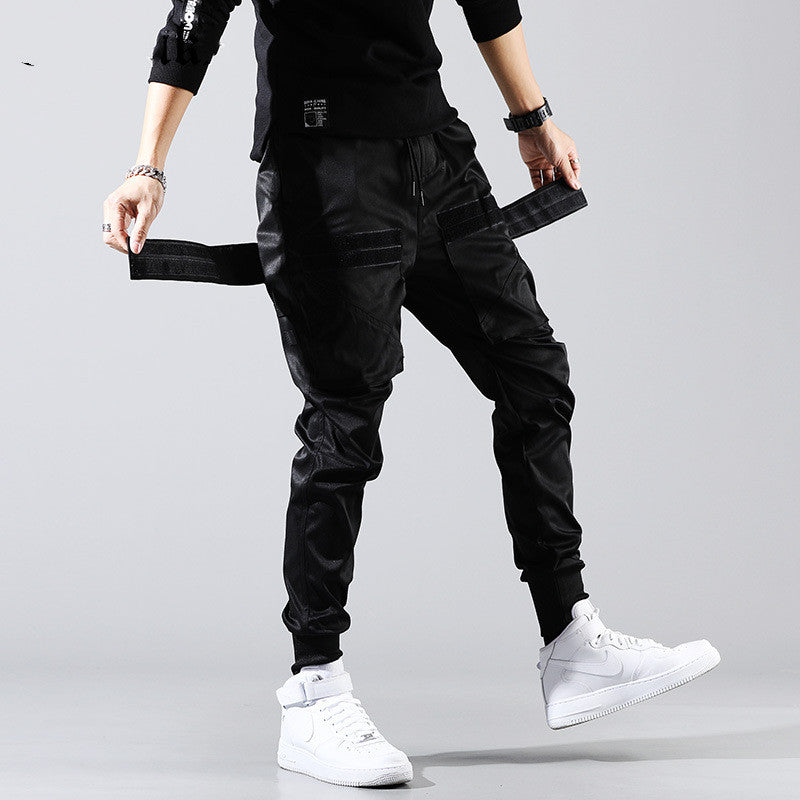 Black Velcro Pants