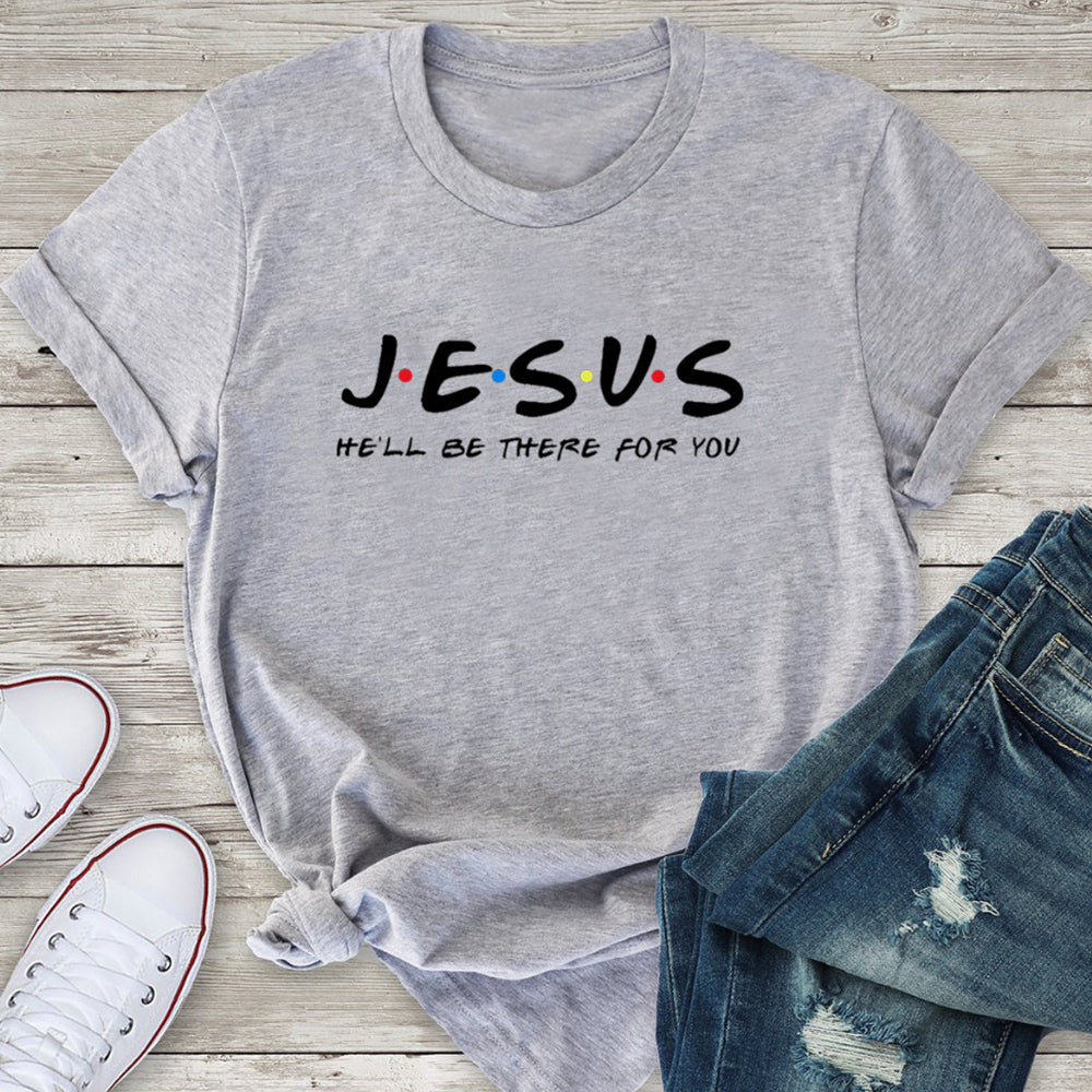 Jesus Friends Graphic Print Tee