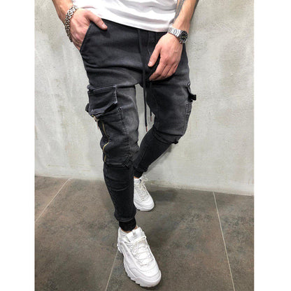 Blue Grey Taper Jeans