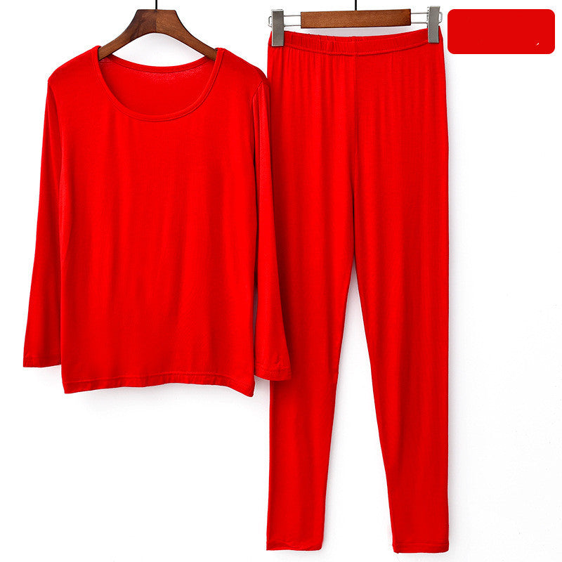 Stretch Thin Long Pants Pajama Lounge Suit