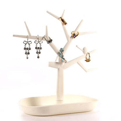 Tree Color Creative Jewelry Rack Bird Tree Hanger