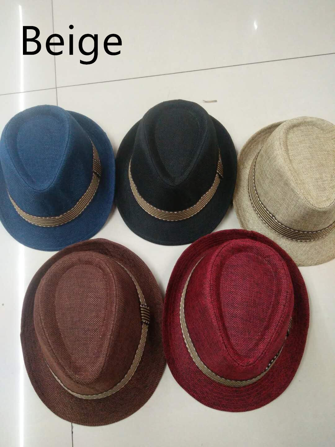 Strap Detail Men's Trilby Hat