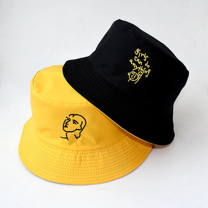 Embroidery Detail Bucket Hat