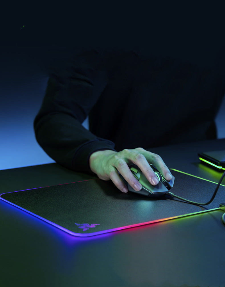 Razer Firefly Hard V2 RGB Game Mouse Pad Built-in Cable Non Slip Rubber Base