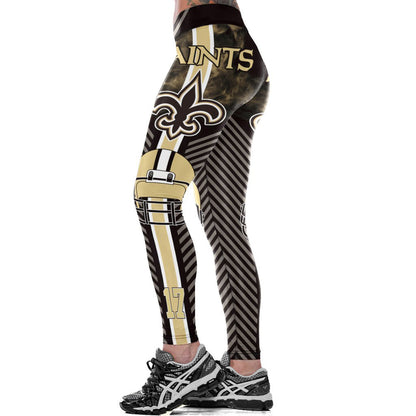 Elastic Waist Full Length Sport Leggings