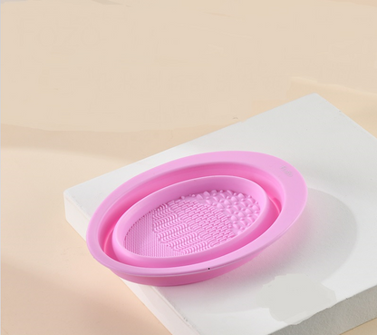 Silicone Cosmetic Makeup Brush Cleaning Pad Board